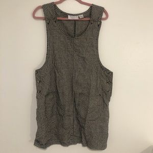 Gingham Jumper Dress